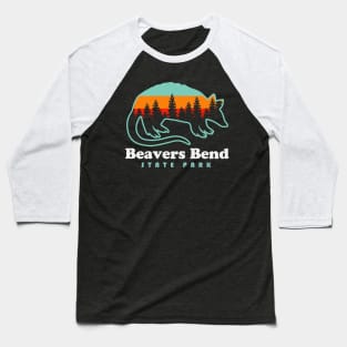 Beavers Bend State Park Armadillo Oklahoma Camping Hiking Baseball T-Shirt